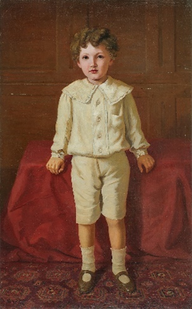 Portrait of European Boy