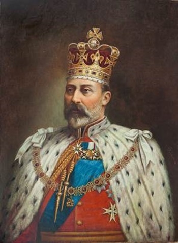 Portrait of King Edward - VII